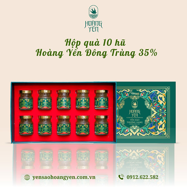Hoàng Yến Đông Trùng 35% Tổ yến