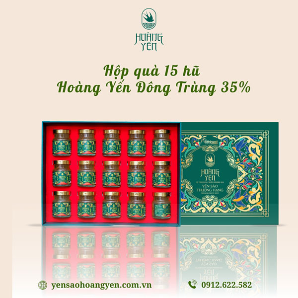 Hoàng Yến Đông Trùng 35% Tổ yến