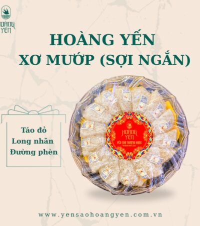 Hoàng yến tinh chế xơ mướp