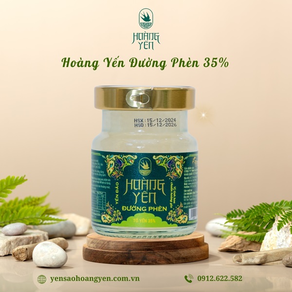 Hoàng Yến Đường Phèn 35% Tổ yến